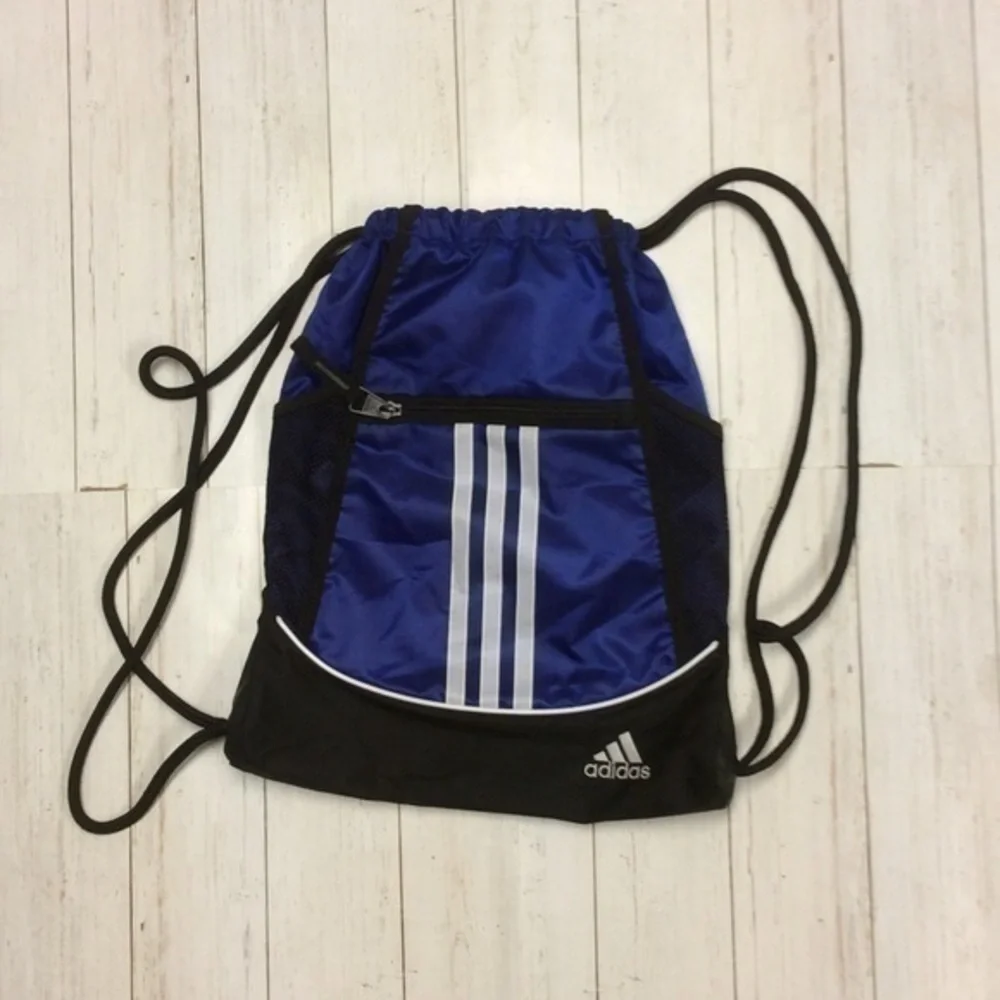 Adidas Blue White Alliance II Sackpack